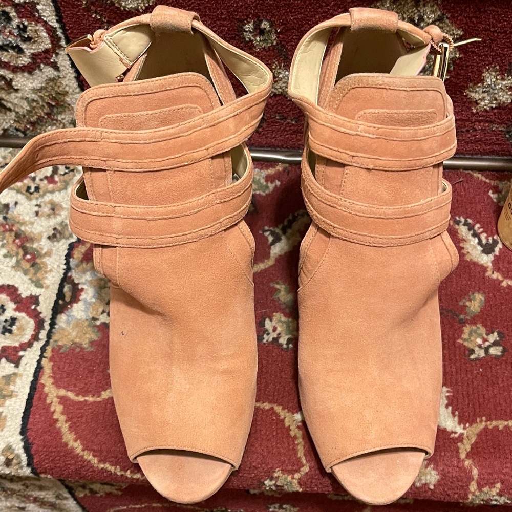 Michael Kors Peach Ankle Booties